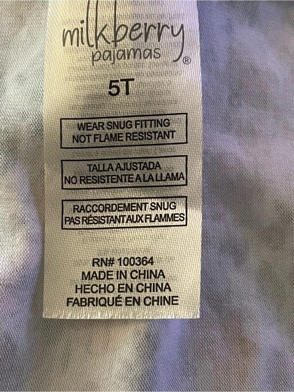 New! NWOT Milkberry Girls 2pc Bamboo Floral Pajama Set SZ 5T